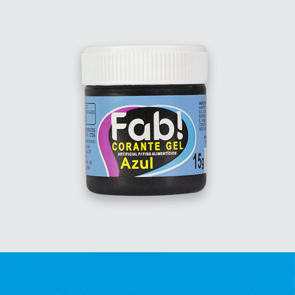 Corante em Gel Fab 15g - AZUL