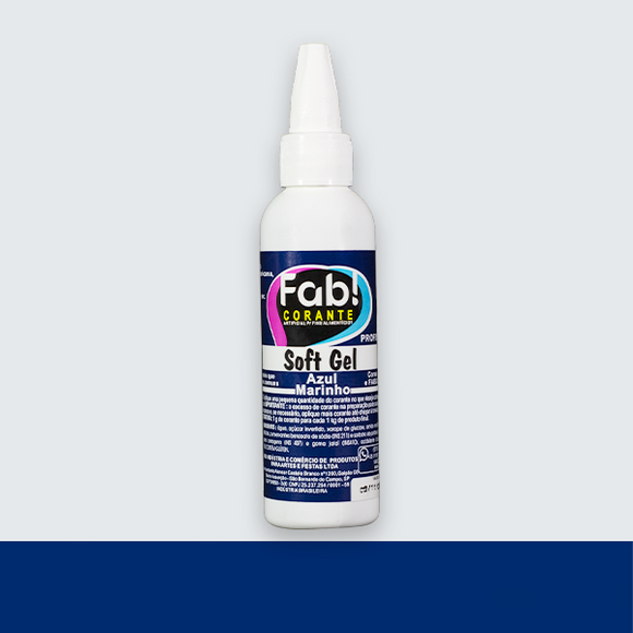 Corante Soft Gel Fab 25g - AZUL MARINHO