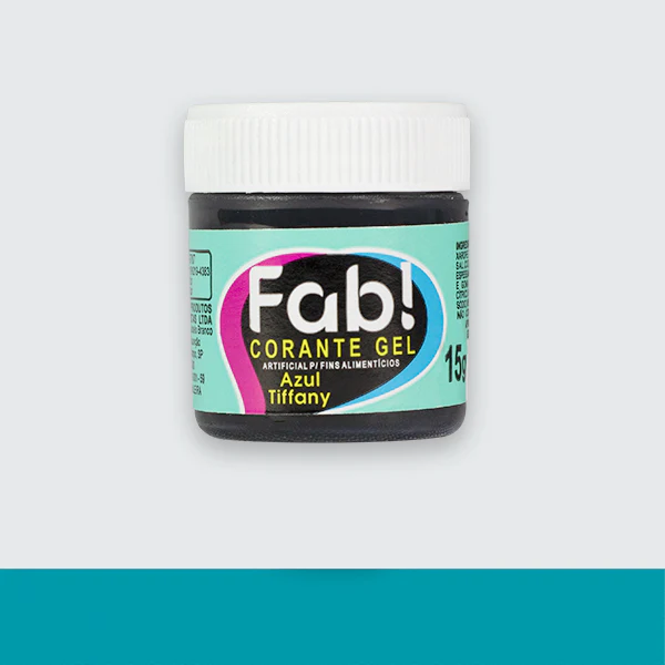 Corante em Gel Fab 15g - Azul Tiffany