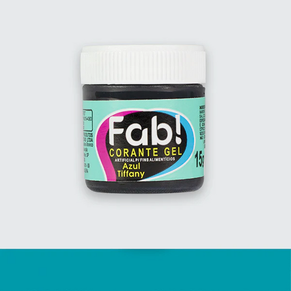 Corante em Gel Fab 15g - Azul Tiffany