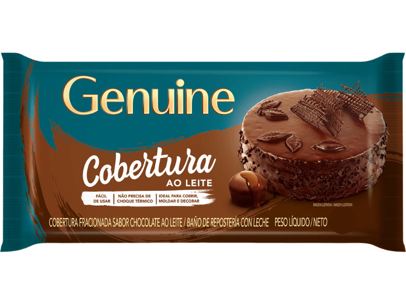 Cobertura Ao Leite  1kg - Genuine