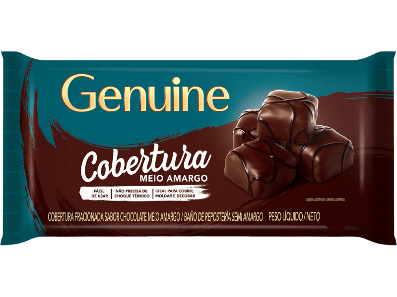 Cobertura Meio Amargo 2,05k - Genuine