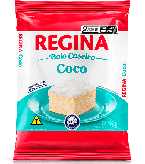 Massa para Bolo Regina 400g - Coco