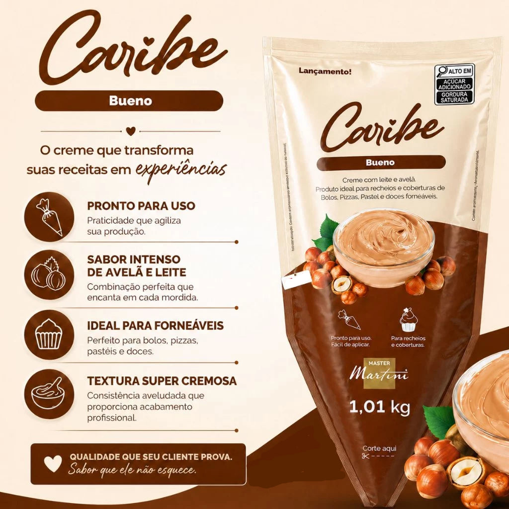 Recheio Caribe Bueno 1,01kg -  Master Martini