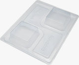 Forma De Silicone Chocolate De Colher Quadrado (Cód:9547) - BWB