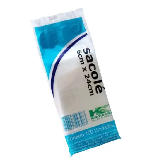 Saco Para Geladinho Kromassa 6x24 C/100