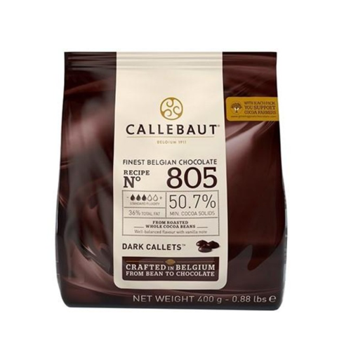 Chocolate Moedas 805 Amargo 400g Callebaut