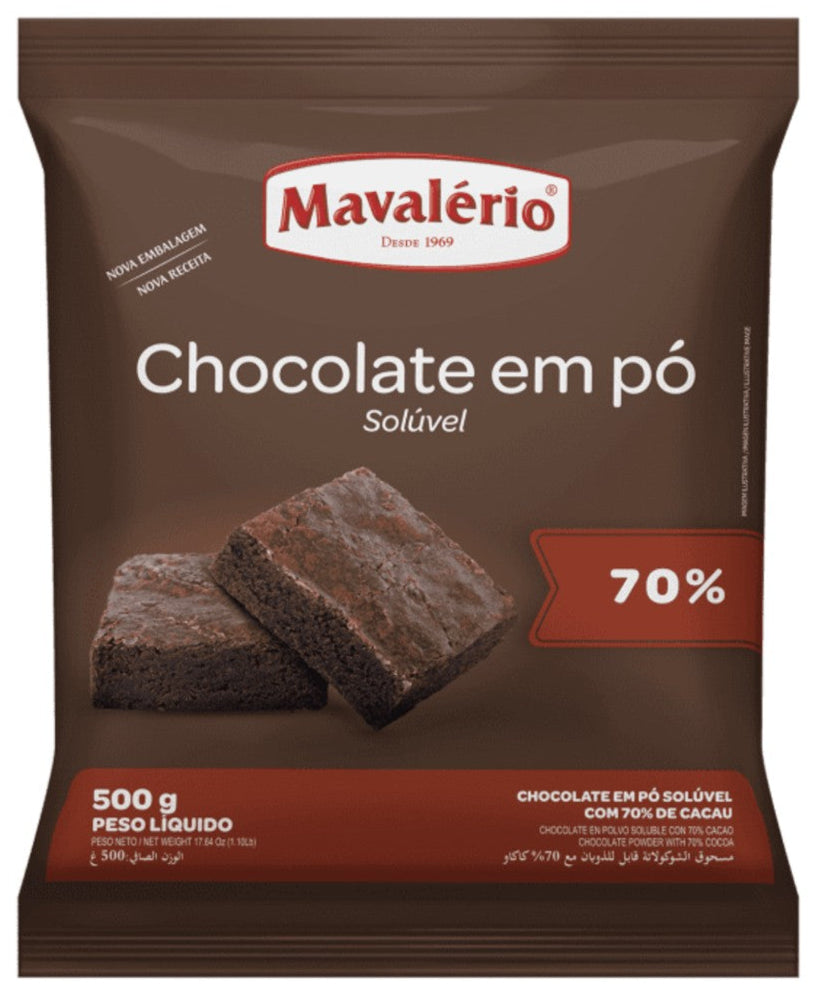 Chocolate Em Pó 70% 500g - Mavalério