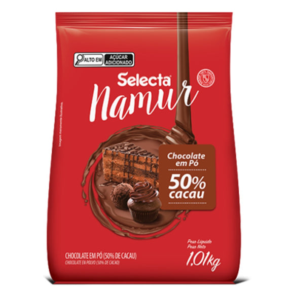 Chocolate em Pó 50% de Cacau 1,01kg Selecta Namur