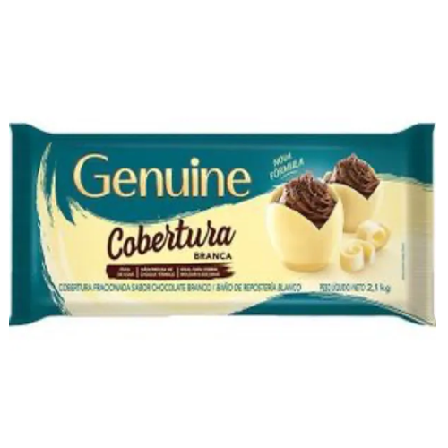 Cobertura Genuine 2,1kg Branco