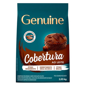 Cobertura Fracionada Em Moedas ao leite 2,05 kg - Genuine