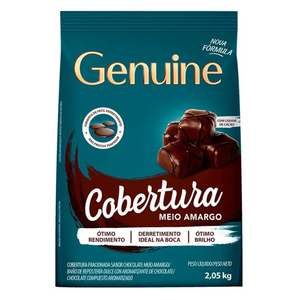 Cobertura fracionada Moedas Genuine meio amargo 2,05kg cargill