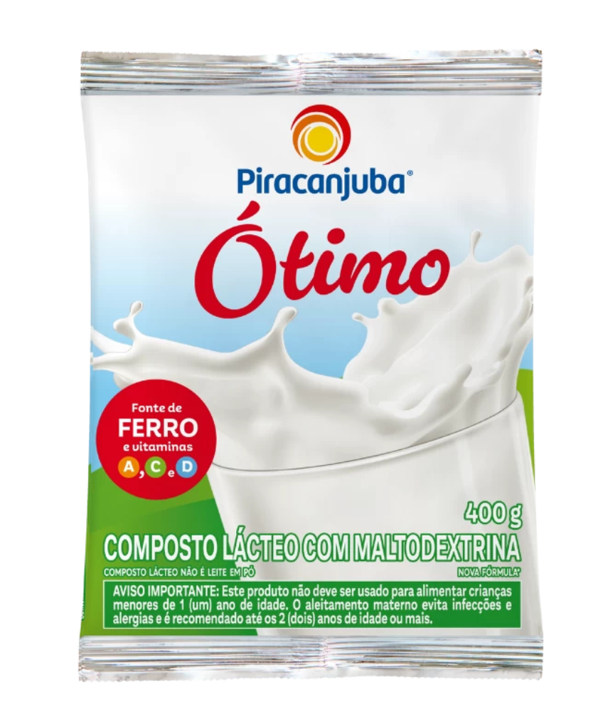Composto Lácteo com Maltodextrina Ótimo 400g - Piracanjuba