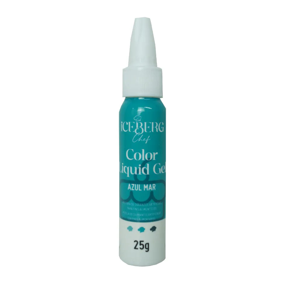 Corante Liquid Gel Azul Mar 25g ICEBERG