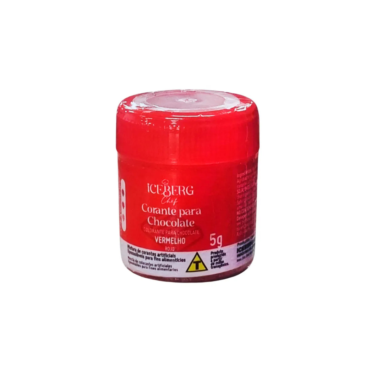 Corante Em Pó Lipossolúvel P/ Chocolate Iceberg 5g - vermelho