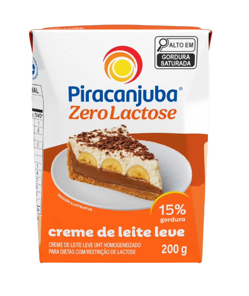 Creme de Leite Zero Lactose 200g - Piracanjuba