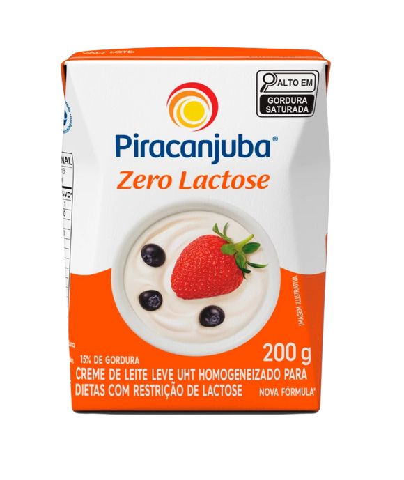 Creme de Leite Zero Lactose 200g - Piracanjuba