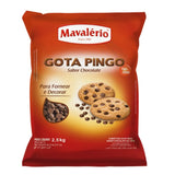 Gotas Pingo Forneável 2KG Ao Leite - Mavalério