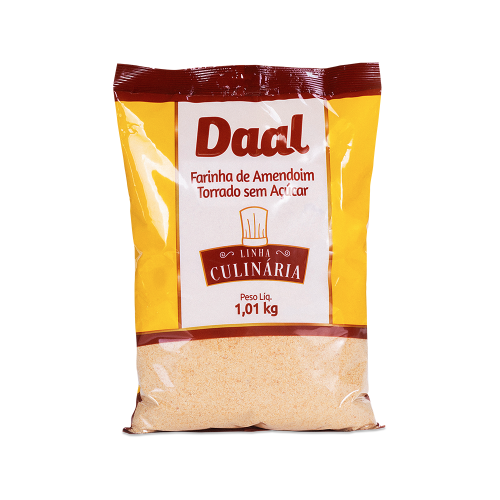 Farinha de Amendoim Torrado Sem Açúcar  Daal 1,01Kg