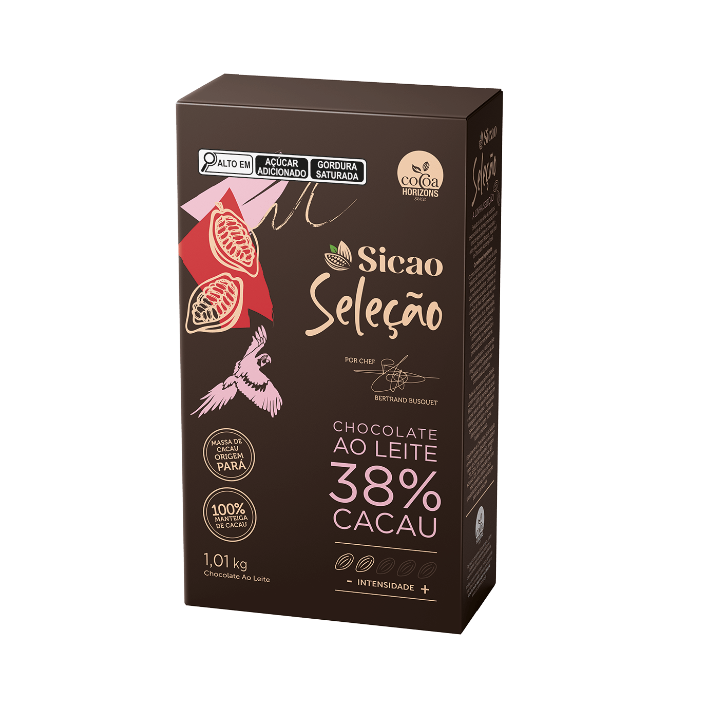 Chocolate Sicao Seleção 1,01kg ao Leite 38% Cacau