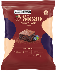 Chocolate em Pó 70% Cacau 500g - Sicao