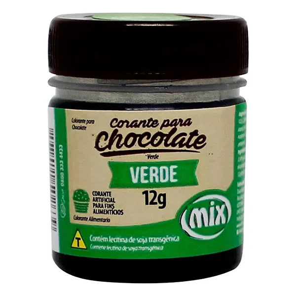 Corante P/ Chocolate em gel 12g Mix - Verde