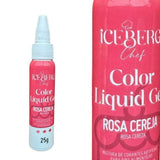 Corante Liquid Gel Color Rosa Cereja 25g - Iceberg