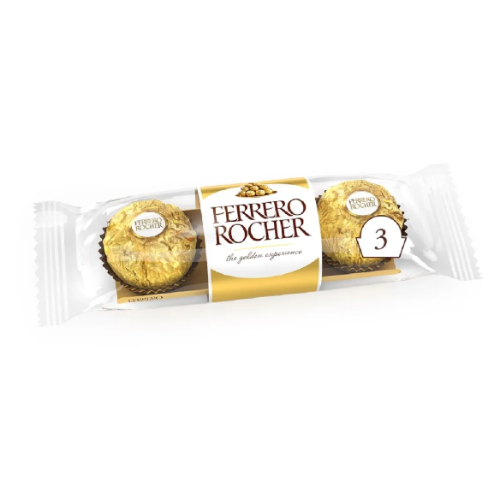 Bombom Ferrero Rocher C/3 Unid