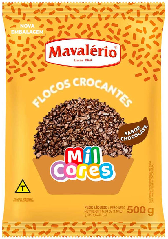 Flocos Crocante 500g -  Mil Cores Mavalério