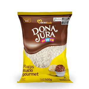 Flocos Macio Gourmet Dona Jura 500g - Branco