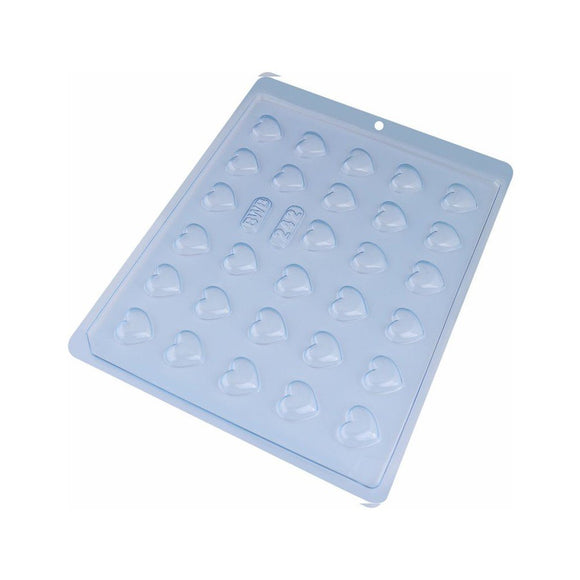 Forma De Acetato Simples Bombom Coração Mini (Cod:242) - BWB