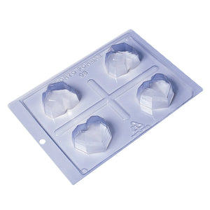 FORMA DE SILICONE TRUFA CORAÇAO DIAMOND PORTO FORMAS UNID
