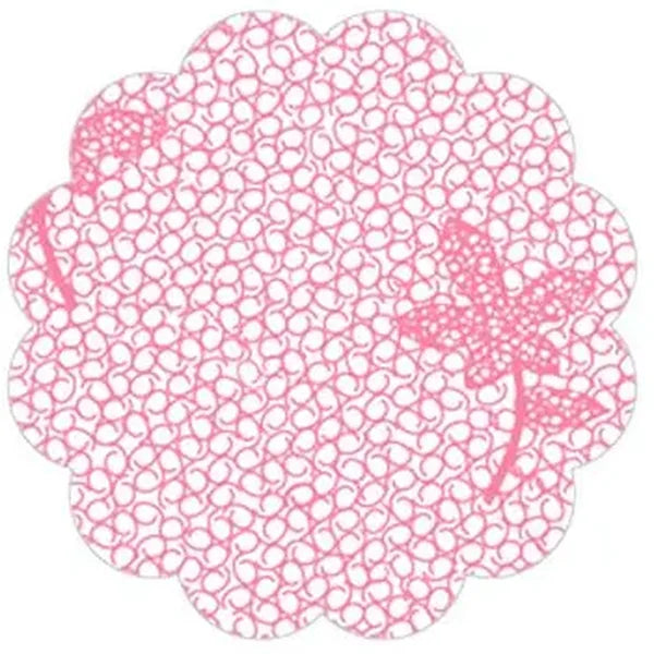 Tapetinho P/ Doce Floral nº7 Dafesta c/100 und - ROSA