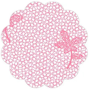 Tapetinho P/ Doce Floral nº7 Dafesta c/100 und - ROSA