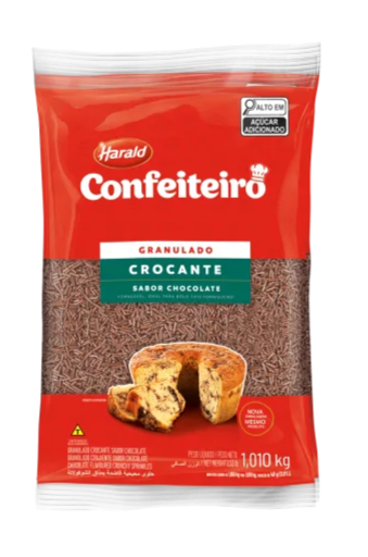 Granulado Crocante Confeiteiro sabor Chocolate 1,050kg - Harald