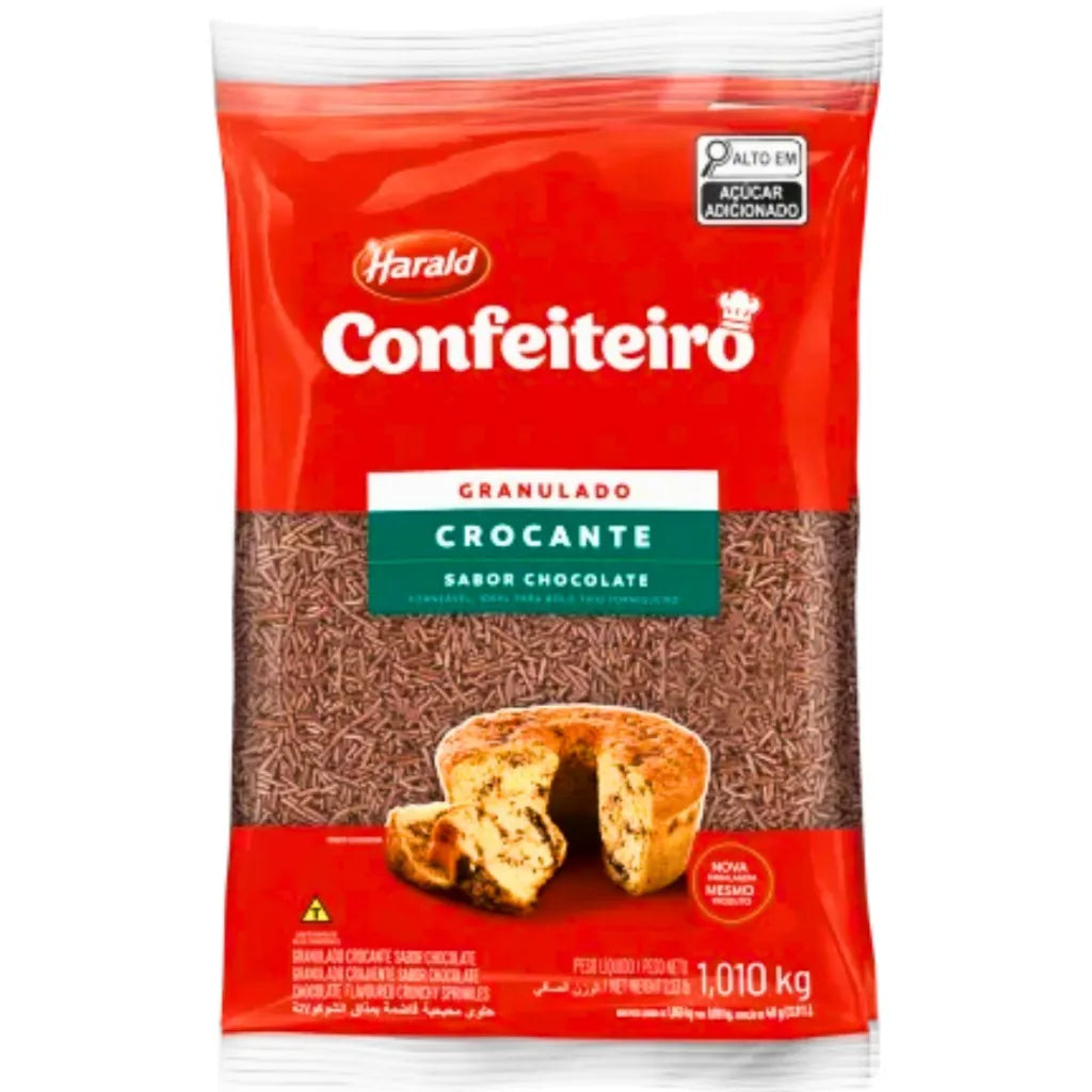 Granulado Crocante Confeiteiro sabor Chocolate 1,050kg - Harald