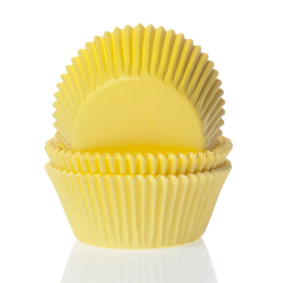Forminha Mini Cupcake Amarelo C/ 54 - Ultrafest