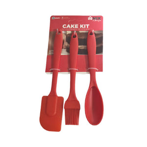 Kit Confeitaria De Silicone 3 Peças 20cm