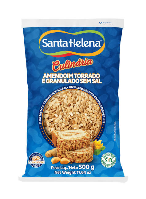 Amendoíssimo Amendoim Torrado e Granulado s/ Sal 1,05Kg Santa Helena