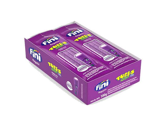Caixinha Fini Tubes Uva Azedinhos 15g C/12