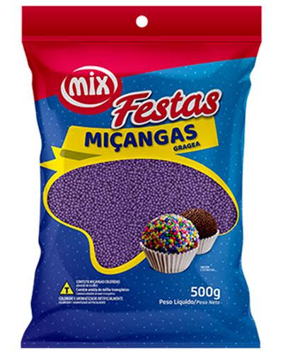 Confeito Miçanga Mix 500g