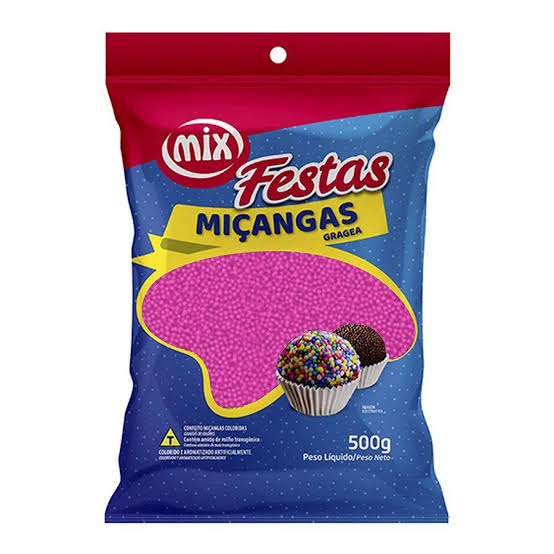 Confeito Miçanga Mix 500g