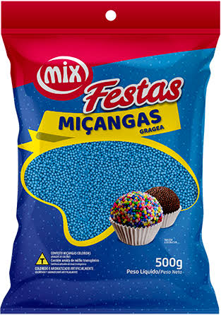 Confeito Miçanga Mix 500g