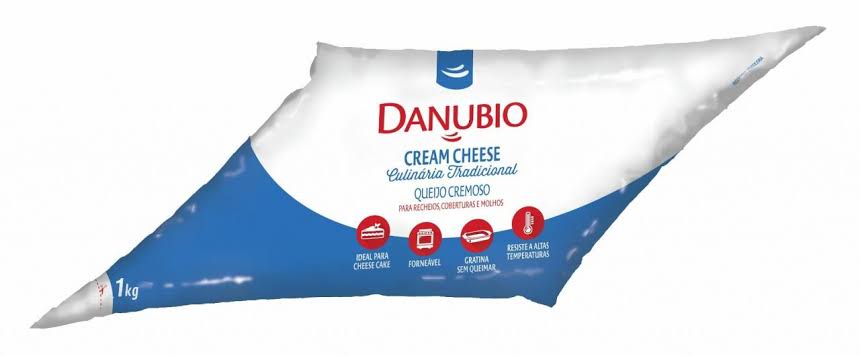 Cream Cheese Queijo Cremoso Danubio 1 KG ⚠️ Próximo à Validade⚠️