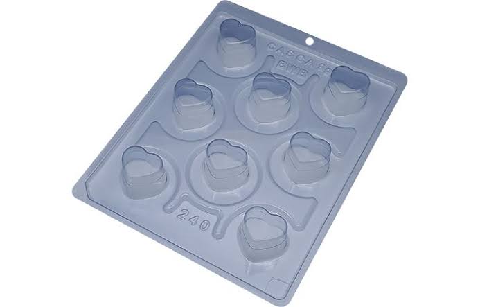 Forma De Silicone Buffet Coração cód:240