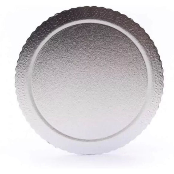 Cakeboard Redondo Prata 28cm - Ultrafest