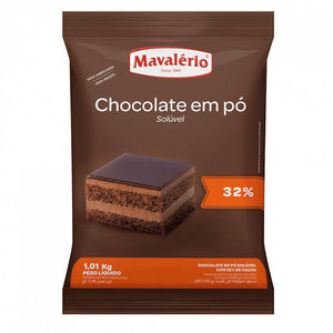 Chocolate em  pó 1kg 32% MAVALÉRIO unid