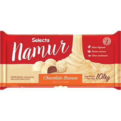 Chocolate Selecta Namur Branco 1kg
