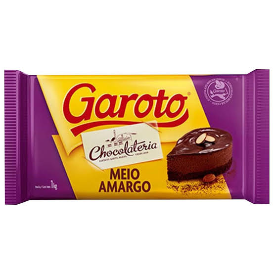 Chocolate Garoto Meio Amargo 1kg