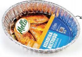 Assadeira De Alumínio Retangular 4L -  Mello